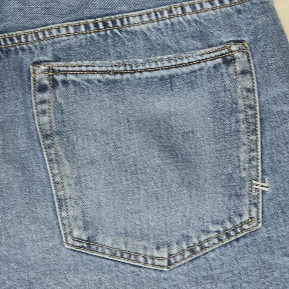 AE77 Women’s Classic Short Selvedge Denim Cutoff Shorts Size 12 FrayedDistressed - Picture 9 of 12